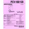 SONY PCV-120 Instrukcja Serwisowa