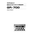 ROLAND GR-700 Instrukcja Obsługi
