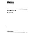 ZANUSSI TC0833 Owners Manual
