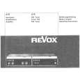 REVOX A78 Owners Manual