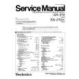 TECHNICS SA210/K Service Manual