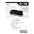 SONY 8FC-79W Instrukcja Serwisowa