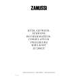 ZANUSSI ZI2300/2T Owners Manual