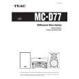 TEAC MC-D77 Owners Manual