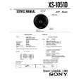 SONY XS-1051D Manual de Servicio