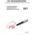 SENNHEISER BF 541 Owners Manual