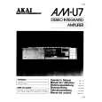 AKAI AM-U7 Manual de Usuario