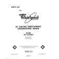 WHIRLPOOL RF3120XPW0 Parts Catalog