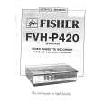 FISHER FVHP430 Service Manual