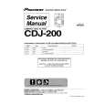 PIONEER CDJ-200 Service Manual