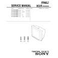 SONY KVXA34N90 Service Manual