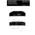 KENWOOD KAC8070 Service Manual