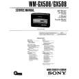 SONY WM-GX508 Instrukcja Serwisowa