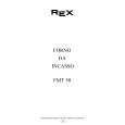 REX-ELECTROLUX FMT50G Instrukcja Obsługi