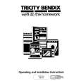 TRICITY BENDIX BS670W1 Manual de Usuario