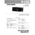 SONY XR6287 Service Manual