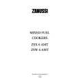 ZANUSSI ZSW6AMT Owners Manual