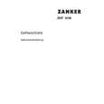 ZANKER ZKF1236 Owners Manual