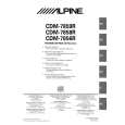 ALPINE CDM7858R Owners Manual
