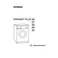 SIEMENS SIWAMAT PLUS 38 Owners Manual
