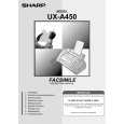 SHARP UXA450 Instrukcja Obsługi