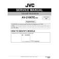 JVC AV-2106TE/KSK Manual de Servicio