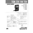 SONY TCM72V Instrukcja Serwisowa