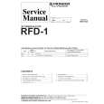 PIONEER RFD-1 Service Manual
