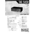 SONY TAE-5450 Instrukcja Serwisowa