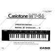 CASIO MT56 Owners Manual