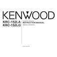 KENWOOD KRC-152LA Owners Manual