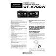 PIONEER CT-X700W/KU Owners Manual