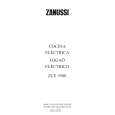 ZANUSSI ZCE5500W Owners Manual