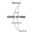 PIONEER DVD-V7400/KU/CA Owners Manual
