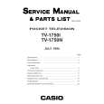 CASIO TV1750I Service Manual