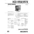 SONY HCDVR70 Service Manual