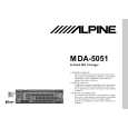 ALPINE MDA5051 Owners Manual