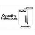 PANASONIC WXZP460 Owners Manual