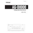 TEAC AG-D8000 Owners Manual