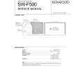 KENWOOD SWF500 Service Manual
