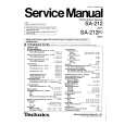 TECHNICS SA212/K Service Manual