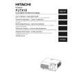 HITACHI PJTX10WAU Instrukcja Obsługi