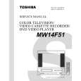 TOSHIBA MW14F51 Manual de Servicio