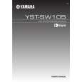 YAMAHA YST-SW105 Manual de Usuario