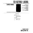 SONY SS-LB355 Service Manual