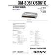 SONY XMSD51X Instrukcja Serwisowa