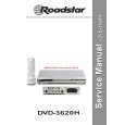 ROADSTAR DVD-3620H Instrukcja Serwisowa