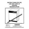 ZANUSSI WDJ1015/A Owners Manual