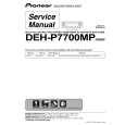 PIONEER DEH-P7700MP/XN/EW Service Manual