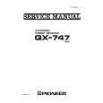 PIONEER QX747 Service Manual